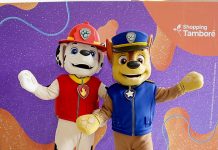 Patrulha Canina participa de sessão de fotos com o público na Arena Nick do Shopping Tamboré