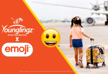Younglingz e emoji® lançam mala infantil com rodinhas