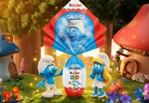 Kinder aposta em ovo temático dos Smurfs para a Páscoa 2026