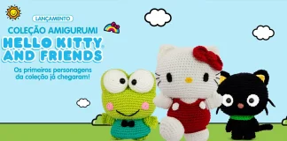 Círculo lança nova coleção de amigurumi Hello Kitty and Friends com Keroppi e Chococat