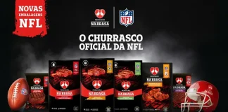 Perdigão Na Brasa lança linha de embalagens em parceria com a NFL
