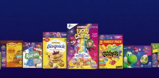 Diversos produtos alimentícios da linha Super Mario Galaxy: O Filme são divulgados na internet