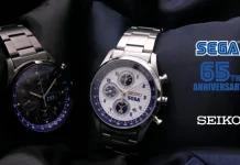 SEGA celebra 65 anos com relógio especial em parceria com a Seiko