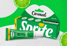 Carmed + Sprite: collab refrescante ganha versão em hidratante labial