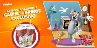 Movida lança campanha com personagens de Tom & Jerry e presenteia clientes com copos colecionáveis