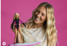 Mattel lança Barbie inspirada na oito vezes campeã mundial Stephanie Gilmore