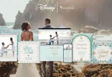 Lovebird e Disney colaboram para correspondência de casamento