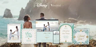 Lovebird e Disney colaboram para correspondência de casamento