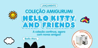 Personagens Cinnamoroll e Badtz-Maru passam a integrar a coleção Hello Kitty and Friends em novos kits de amigurumi