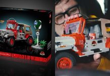 LEGO lançará o conjunto Jeep Wrangler de Jurassic Park