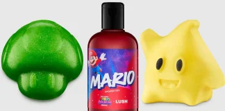 Lush lançará coleção de edição limitada inspirada no filme ‘Super Mario Galaxy’