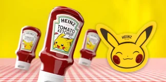 Heinz celebra 30 anos de Pokémon com embalagens do Pikachu no Japão