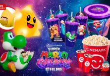Cinemark lança colecionáveis inspirados em Super Mario Galaxy