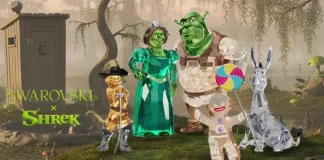 Swarovski celebra 25 anos de Shrek com coleção exclusiva de colecionáveis