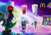 Super Mario Galaxy ganha cardápio no McDonald’s Brasil