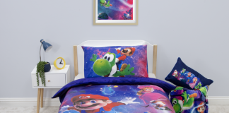 A Character World lança nova linha de roupa de cama do Super Mario