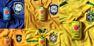 Guaraná Antarctica leva camisas da seleção brasileira às latas