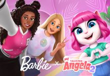 A My Talking Angela, da Outfit7, anuncia colaboração com a Barbie