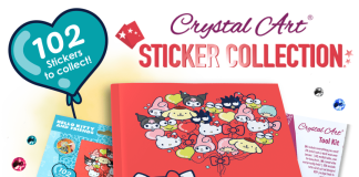 A Craft Buddy anuncia o lançamento da linha Hello Kitty Crystal Art.