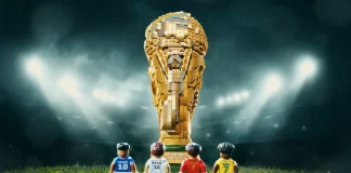 LEGO se junta a Ronaldo, Messi, Mbappé e Vini Jr. para celebrar o futebol