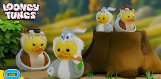 Os personagens Bugs Bunny e Taz dos Looney Tunes se juntam à linha Tubbz