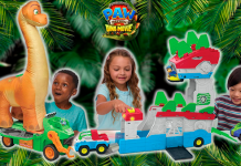 Spin Master revela coleção de brinquedos de ‘Patrulha Canina: O Filme dos Dinossauros’
