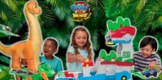 Spin Master revela coleção de brinquedos de ‘Patrulha Canina: O Filme dos Dinossauros’