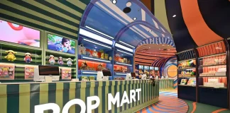 A loja da Pop Mart que transforma Labubu em atração turística