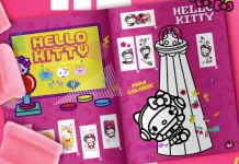Buzzy leva a nostalgia da Hello Kitty para casa com álbum gratuito e diversão garantida