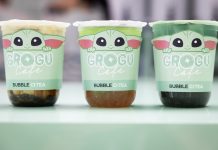 Star Wars Grogu Café recebe visitantes durante todo o fim de semana