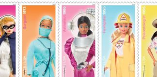Serviço Postal dos EUA vai lançar selos comemorativos dedicados à Barbie