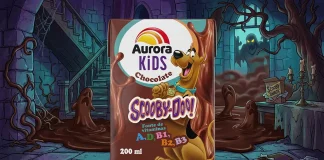 Aurora amplia linha Kids com lançamento de achocolatado do Scooby-Doo