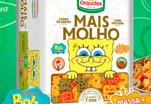 Orquídea lança macarrão Bob Esponja no Brasil