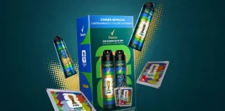 Rexona aposta em collab com a Panini para combo de desodorantes e figurinhas