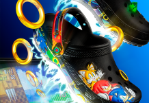 Sega e Crocs revelam novos tamancos e acessórios Jibbitz do Sonic Classic