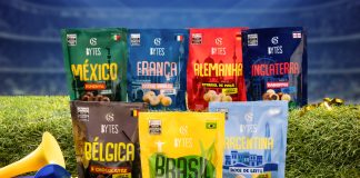 Cacau Show escala nova linha Bytes com sabores inspirados em seleções para ser o snack oficial do torcedor