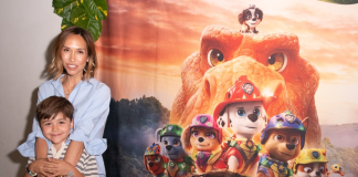 Paramount recebe famílias de influenciadores na pop-up de Patrulha Canina: O Filme do Dinossauro