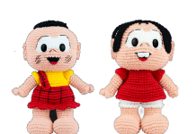 Turma da Mônica vira amigurumi