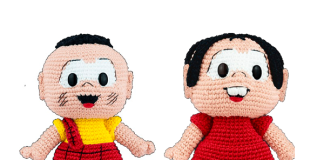 Turma da Mônica vira amigurumi