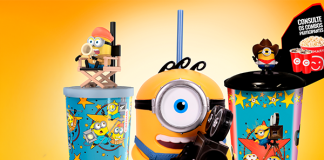 Colecionáveis de ‘Minions & Monstros’ já estão à venda na Cinemark em parceria com a Fini