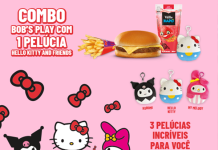 Bob’s leva universo kawaii aos restaurantes com coleção exclusiva de Hello Kitty and Friends
