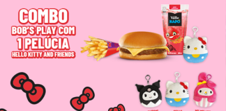 Bob’s leva universo kawaii aos restaurantes com coleção exclusiva de Hello Kitty and Friends