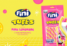 Fini inova com sabor surpreendente no lançamento de Tubes Pink Lemonade e amplia a linha Desenrola & Estika
