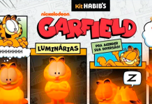 Garfield invade os kits infantis de Habib’s e Ragazzo com coleção de luminárias colecionáveis