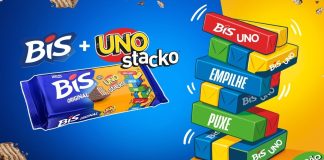 BIS e UNO Stacko lançam edição limitada que transforma chocolate em jogo