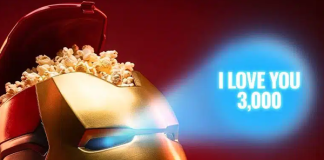 Cinemark lança balde de pipoca do Homem de Ferro para “Vingadores: Ultimato Encore”
