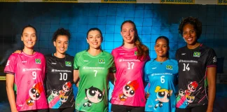 Seleção Brasileira de Vôlei ganha uniformes de As Meninas Superpoderosas