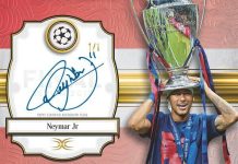 Topps lança cards e figurinhas de Neymar Jr.