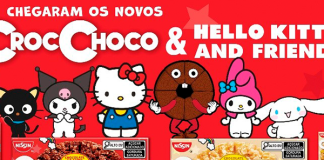 NISSIN e Sanrio estreiam collab para a linha Croc Choco