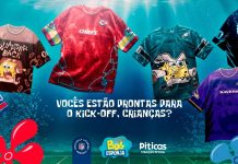 Piticas lança coleção que une Bob Esponja e NFL